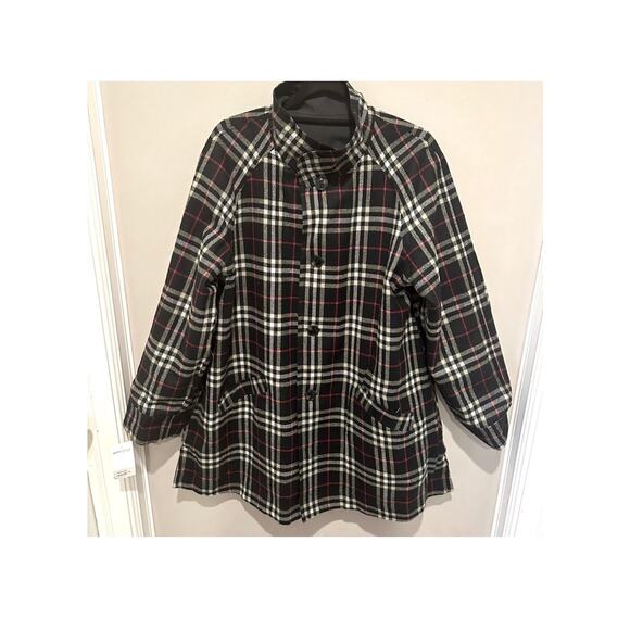 Appleseed Woman’s Reversible Rain Coat Large - Picture 1 of 6